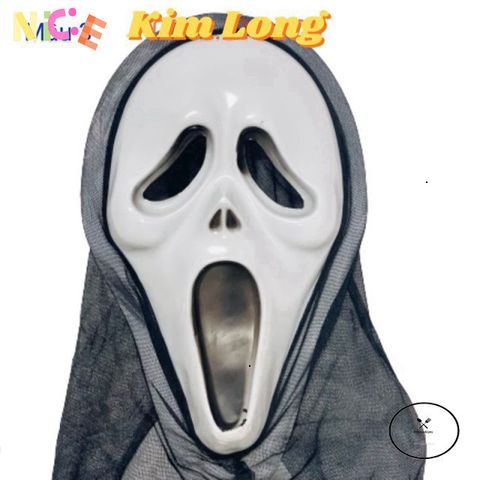 Bộ Trang Phục Halloween Áo Choàng Xương và Mặt Nạ Ma - Thời Trang Hóa Trang Bí Ẩn Với Chất Liệu Bền Đẹp, Phù Hợp Mọi Đối Tượng