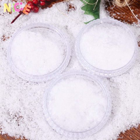 Bông Tuyết Nhân Tạo Giáng Sinh - Bộ 10 Miếng Trang Trí Nail Art DIY Mùa Đông, Không Tan Chảy, Dễ Sử Dụng