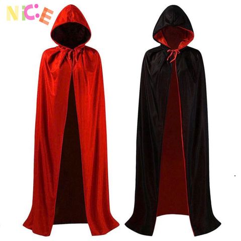 Áo Choàng Ma Cà Rồng Halloween Hai Mặt Kèm Mặt Nạ Cho Trẻ Em và Người Lớn - Phụ Kiện Hóa Trang Độc Đáo và Thú Vị