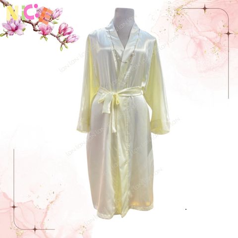 Áo Choàng Lụa SPA Cao Cấp Dáng Rộng - Thoáng Mát, Sang Trọng Cho Nữ và Nam, Phù Hợp Với Dịch Vụ Làm Đẹp, Spa, Massage
