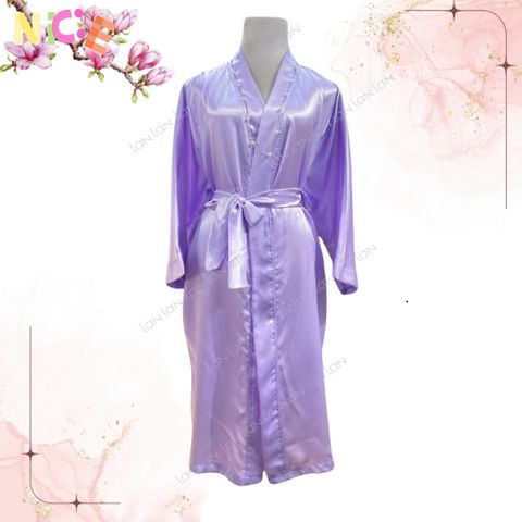 Áo Choàng Lụa SPA Cao Cấp Dáng Rộng - Thoáng Mát, Sang Trọng Cho Nữ và Nam, Phù Hợp Với Dịch Vụ Làm Đẹp, Spa, Massage