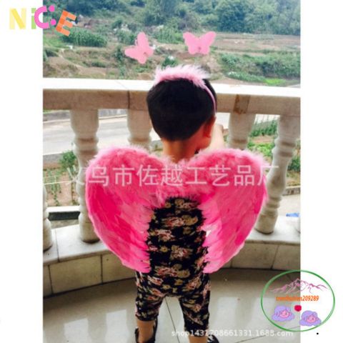 Cánh Thiên Thần Trắng Cosplay Lông Vũ - Đồ Hóa Trang Dành Cho Trẻ Em và Người Lớn, Nhiều Kích Thước và Màu Sắc