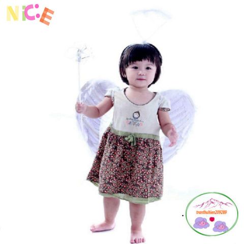 Cánh Thiên Thần Trắng Cosplay Lông Vũ - Đồ Hóa Trang Dành Cho Trẻ Em và Người Lớn, Nhiều Kích Thước và Màu Sắc
