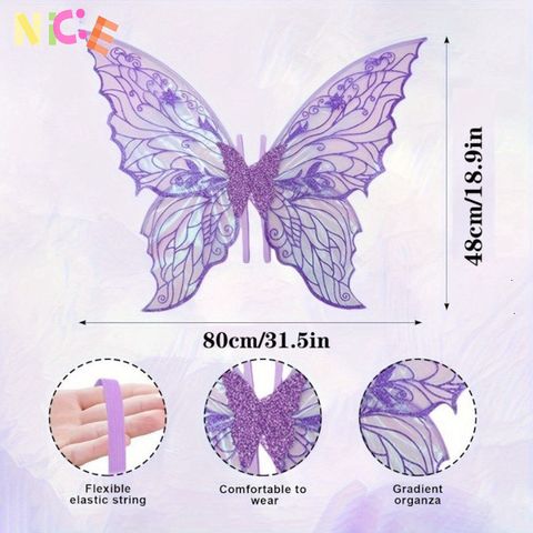 Cánh Thiên Thần Lấp Lánh WAY2TOP - Trang Phục Công Chúa Cosplay Cho Bé Gái, Vật Dụng Tiệc Hóa Trang, Giáng Sinh, Sinh Nhật