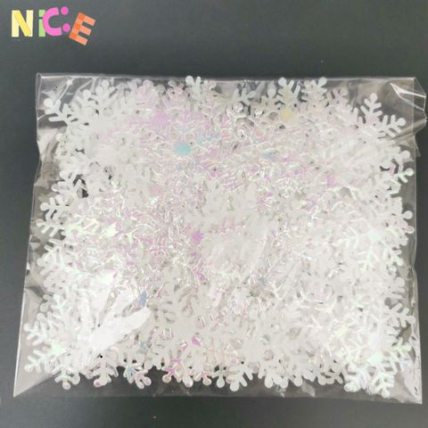 200 Miếng Bông Tuyết Giả Trang Trí Giáng Sinh 3cm - Trang Trí Cây Thông, Gói Quà, Đồ Thủ Công Ý Nghĩa