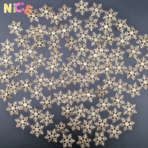 200 Miếng Bông Tuyết Giả Trang Trí Giáng Sinh 3cm - Trang Trí Cây Thông, Gói Quà, Đồ Thủ Công Ý Nghĩa