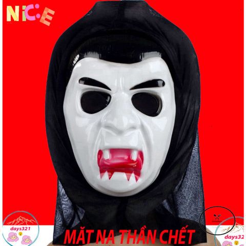 Bộ trang phục ma cà rồng đỏ đen với mặt nạ - Cosplay Halloween ấn tượng cho tín đồ công nghệ và người yêu phim kinh dị