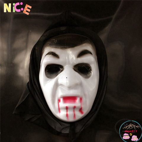 Bộ trang phục ma cà rồng đỏ đen với mặt nạ - Cosplay Halloween ấn tượng cho tín đồ công nghệ và người yêu phim kinh dị