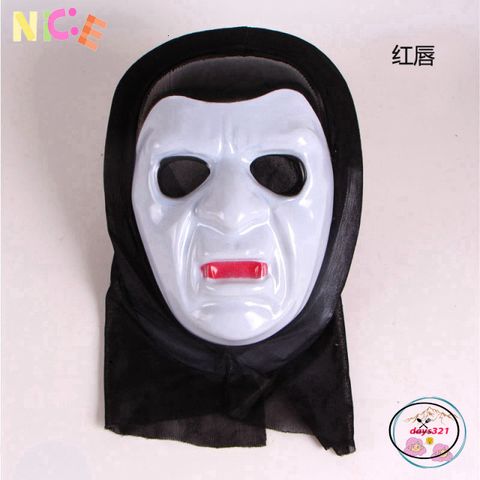 Bộ trang phục ma cà rồng đỏ đen với mặt nạ - Cosplay Halloween ấn tượng cho tín đồ công nghệ và người yêu phim kinh dị
