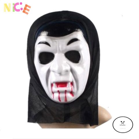 Bộ trang phục ma cà rồng đỏ đen với mặt nạ - Cosplay Halloween ấn tượng cho tín đồ công nghệ và người yêu phim kinh dị