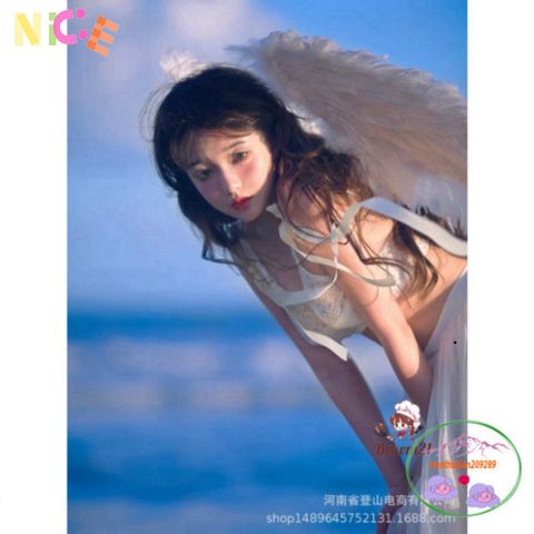 Cánh Thiên Thần Trắng Lông Vũ cho Trẻ Em - Trang Phục Cosplay Hóa Trang Dạ Hội Độc Đáo, Kích Thước Đa Dạng