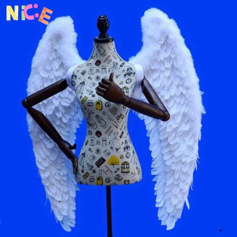 Cánh Thiên Thần Trắng 100cm x 80cm - Phụ Kiện Hóa Trang Đẹp Cho Lễ Hội & Cosplay, Chất Liệu Lông Mịn, Vẻ Ngoài Sang Trọng