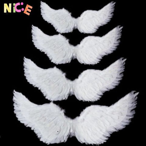 Cánh Thiên Thần Trắng 100cm x 80cm - Phụ Kiện Hóa Trang Đẹp Cho Lễ Hội & Cosplay, Chất Liệu Lông Mịn, Vẻ Ngoài Sang Trọng
