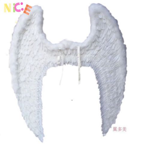 Cánh Thiên Thần Trắng 100cm x 80cm - Phụ Kiện Hóa Trang Đẹp Cho Lễ Hội & Cosplay, Chất Liệu Lông Mịn, Vẻ Ngoài Sang Trọng