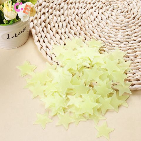 Bộ 100 Ngôi Sao Dán Tường Phát Sáng Ban Đêm - Trang Trí Phòng Ngủ Dễ Thương Cho Bé Yêu, Tỏa Sáng Lung Linh Trong Bóng Tối