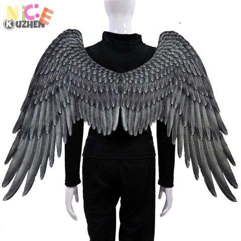 Cánh Thiên Thần Đen Cosplay Halloween - Bộ Cánh Angel Wings Cho Ngày Hội - Phụ Kiện Thời Trang Nổi Bật