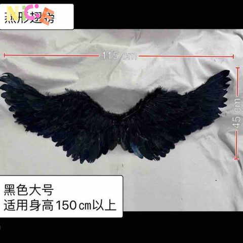 Băng Đô Cánh Thiên Thần và Ác Quỷ Halloween - Phụ Kiện Cosplay Lông Vũ Độc Đáo, Thời Trang Dành Cho Tiệc Tùng