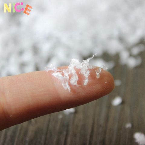 Bông Tuyết Nhân Tạo HOBBYIN 50g - Trang Trí Giáng Sinh Huỳnh Quang Trắng - Phụ Kiện DIY Hoàn Hảo cho Mùa Lễ Hội