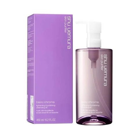 Dầu Tẩy Trang Làm Sạch Shu Uemura Blanc:chroma 450ml - Dưỡng Da, Tăng Cường Độ Sáng, Phù Hợp Mọi Loại Da