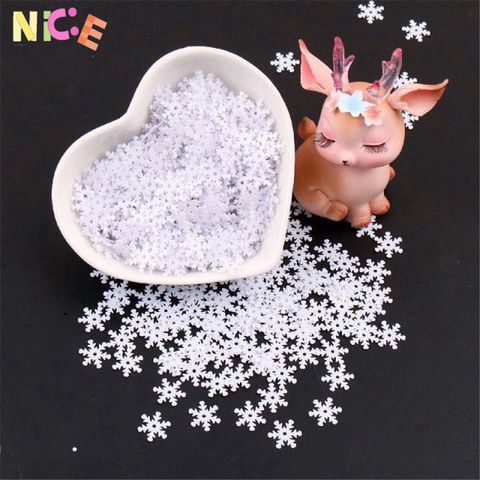 Bông Tuyết Nhựa Nhân Tạo Trang Trí Giáng Sinh - Kích Thước 1,5-3cm, Hộp 1000 Chiếc, Hoàn Hảo Cho Các Dịp Lễ Hội & DIY