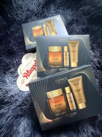 Nước Hoa CAPACE Severe Homme 100ml - Dupe của Dior Homme EDT, Mùi Hương Nam Tính Quyến Rũ, Bao Gồm Sữa Tắm Gội 2in1