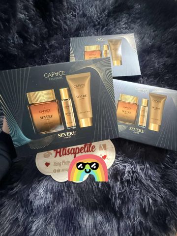 Nước Hoa CAPACE Severe Homme 100ml - Dupe của Dior Homme EDT, Mùi Hương Nam Tính Quyến Rũ, Bao Gồm Sữa Tắm Gội 2in1
