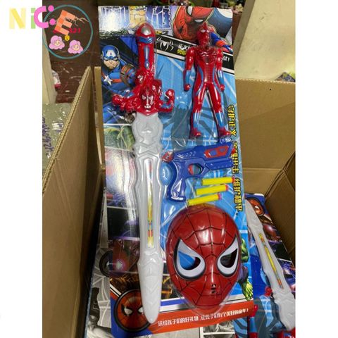 [BÉ YÊU SIÊU NHÂN] Bộ trang phục áo choàng và mặt nạ Spiderman cho trẻ em - hoàn hảo cho bé trai và bé gái!