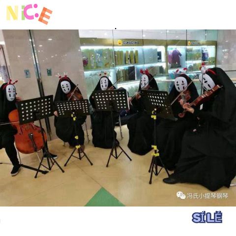 Bộ Hóa Trang Vô Diện Đen - Áo Choàng Huyền Bí và Mặt Nạ Nhựa Nhẹ Cho Tiệc Halloween và Lễ Hội, Nhiều Kích Cỡ Chọn Lựa