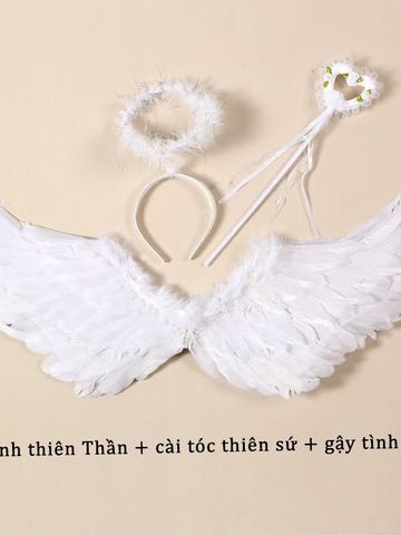 Cánh Thiên Thần Khổng Lồ BBCOSPLAY 160cm - Decor Trắng Tự Nhiên, Điểm Nhấn Huyền Ảo Cho Trang Trí Nội Thất