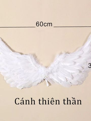 Cánh Thiên Thần Khổng Lồ BBCOSPLAY 160cm - Decor Trắng Tự Nhiên, Điểm Nhấn Huyền Ảo Cho Trang Trí Nội Thất