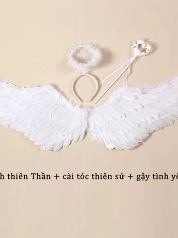 Cánh Thiên Thần Khổng Lồ BBCOSPLAY 160cm - Decor Trắng Tự Nhiên, Điểm Nhấn Huyền Ảo Cho Trang Trí Nội Thất