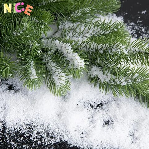 Bông Tuyết Nhân Tạo Trang Trí Giáng Sinh - Đóng Gói 100g & 500g, Tuyết Decor Tạo Không Khí Noel Lung Linh