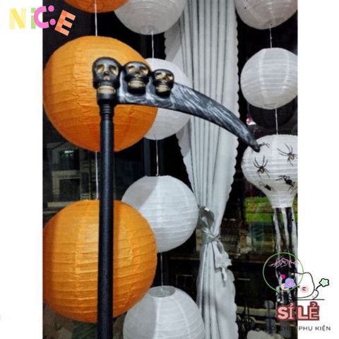 Bộ Đồ Hóa Trang Halloween - Áo Choàng, Mặt Nạ Thần Chết & Lưỡi Hái Bí Ẩn Cho Tiệc Tùng Kỳ Diệu