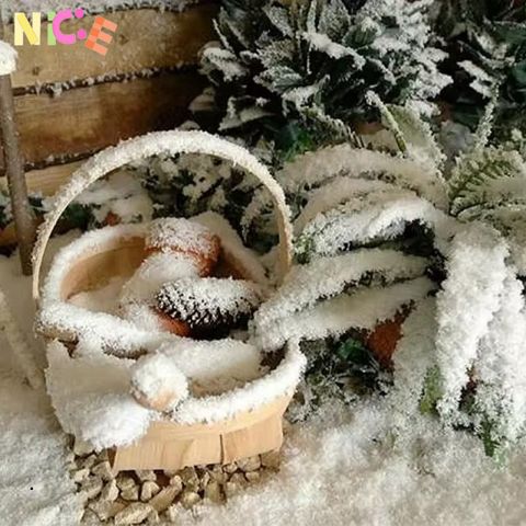 200g Bột Tuyết Nhân Tạo Trang Trí Cây Giáng Sinh - Tuyết Giả Chất Liệu PET Đẹp Mắt Cho Mùa Lễ Hội