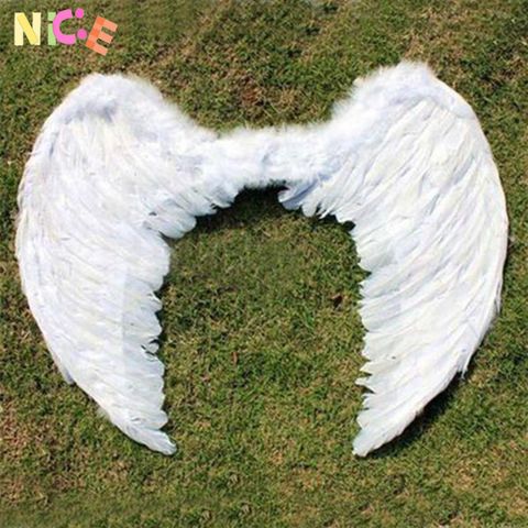 Đôi Cánh Thiên Thần và Ma Hắc Ám Bằng Lông Vũ - Phụ Kiện Cosplay Halloween Cho Trẻ Em và Người Lớn