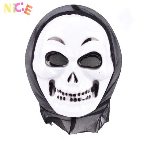 Bộ Trang Phục Hóa Trang Thần Chết Đen - Áo Choàng, Mặt Nạ, Găng Tay & Lưỡi Hái Halloween - Phong Cách Bí Ẩn, Độc Đáo