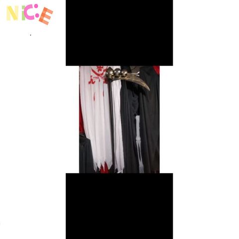 Bộ Trang Phục Hóa Trang Thần Chết Đen - Áo Choàng, Mặt Nạ, Găng Tay & Lưỡi Hái Halloween - Phong Cách Bí Ẩn, Độc Đáo