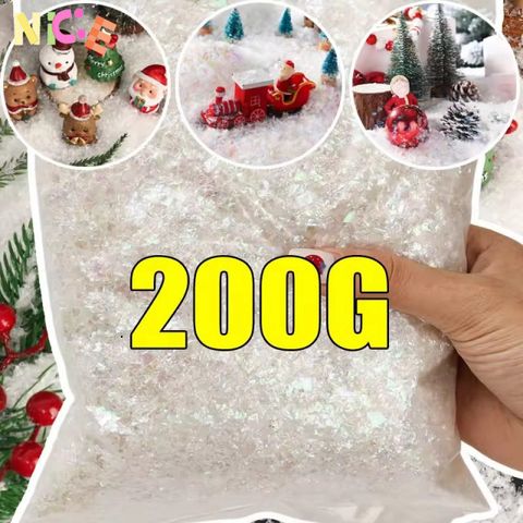 Bột Tuyết Giáng Sinh Giả - Tạo Không Gian Tuyết Mùa Đông Ấm Áp - Trang Trí Cho Đám Cưới và Sự Kiện 50g/100g