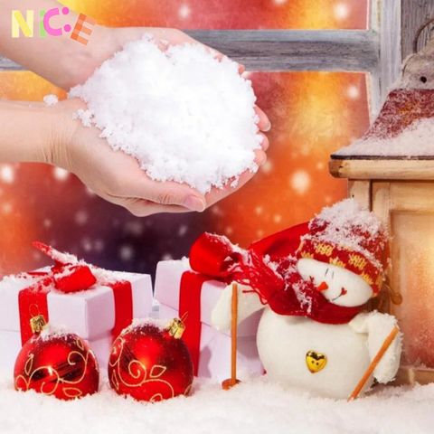 Bột Tuyết Giả Giáng Sinh 100g - Tạo Không Gian Lễ Hội Tuyệt Đẹp Với Bông Tuyết DIY - Trang Trí Mùa Đông Thú Vị