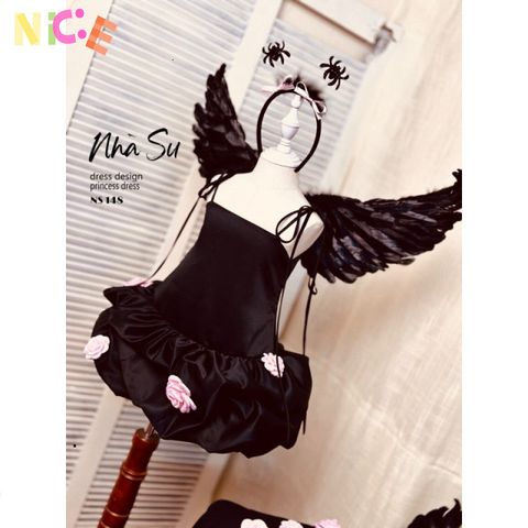 Cánh Đen Maleficent cho Bé - Hóa Thân Thiên Thần hoặc Ác Quỷ - Trang Phục Hóa Trang Dành Cho Bé Gái
