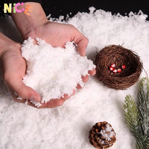 Bột Tuyết Nhân Tạo - Trang Trí Giáng Sinh, Xây Dựng Người Tuyết Đẹp Mắt cho Không Gian Lễ Hội