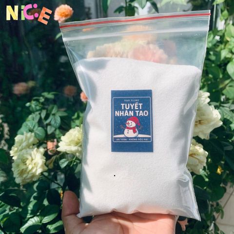 Bột Tuyết Giả 500g SAP - Trang Trí Giáng Sinh, Làm Tiểu Cảnh Mùa Đông, Hiệu Ứng Tuyết Nhân Tạo Tuyệt Đẹp