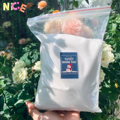 Bột Tuyết Giả 500g SAP - Trang Trí Giáng Sinh, Làm Tiểu Cảnh Mùa Đông, Hiệu Ứng Tuyết Nhân Tạo Tuyệt Đẹp