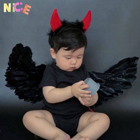 Bộ Cánh Thiên Thần Lông Vũ - Phụ Kiện Hóa Trang Độc Đáo cho Trung Thu, Halloween và Tết Nguyên Đán, Quà Tặng Thú Vị