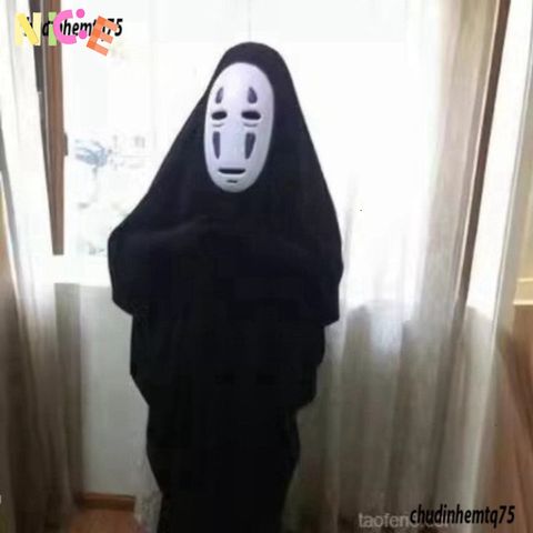 Bộ Trang Phục Hóa Trang Vô Diện Halloween - Áo Choàng, Găng Tay và Mặt Nạ Cho Chơi Cosplay Kích Cỡ Khác Nhau