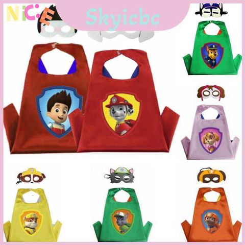 Bộ trang phục Cosplay Paw Patrol - Áo choàng và Mặt nạ cho Halloween, tiệc hóa trang, sự kiện cho bé trai và bé gái