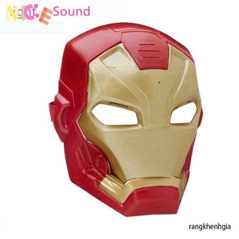 Mặt Nạ Biến Hình Iron Man Cao Cấp - Phụ Kiện Tony Stark Cho Bé Trai Yêu Marvel - Đồ Chơi Hóa Trang An Toàn, Gập Gọn 18x15cm