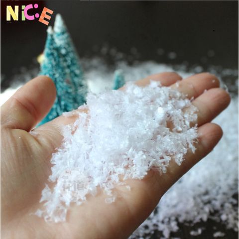Bột tuyết nhân tạo 50-200gr cho trang trí Giáng Sinh - Tiểu cảnh Noel DIY, tạo hình bông tuyết tuyệt đẹp, thân thiện với môi trường