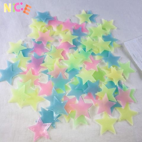 Gói 100 Ngôi Sao Dạ Quang Phát Sáng Tự Nhiên - Trang Trí Phòng Ngủ Huyền Bí cho Trẻ Em - Quà Tặng Độc Đáo từ TEECI