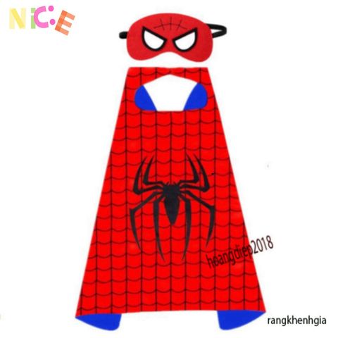Bộ Trang Phục Siêu Nhân IRONMAN Cho Trẻ Em - Áo Choàng Satin Lụa Và Mặt Nạ Hóa Trang Marvel - Quà Sinh Nhật Tuyệt Vời